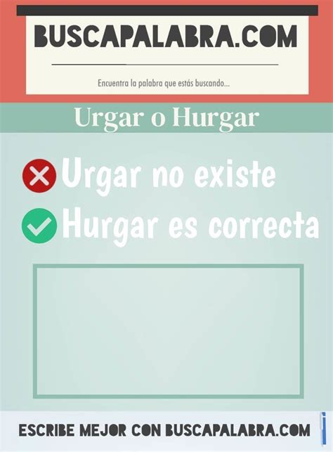 urgar o hurgar